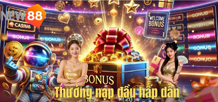 NEW88 Thưởng nạp đầu hấp dẫn